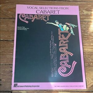 Vocal Selections from Cabaret Sheet Music